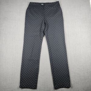 Charter Club Pants Womens Size 6 Polka Dot Cambridge Slim Leg Tummy Control